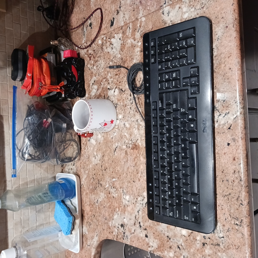 Dell 0F77Y5 Black USB Wired Slim Keyboard. MODEL SK-8165